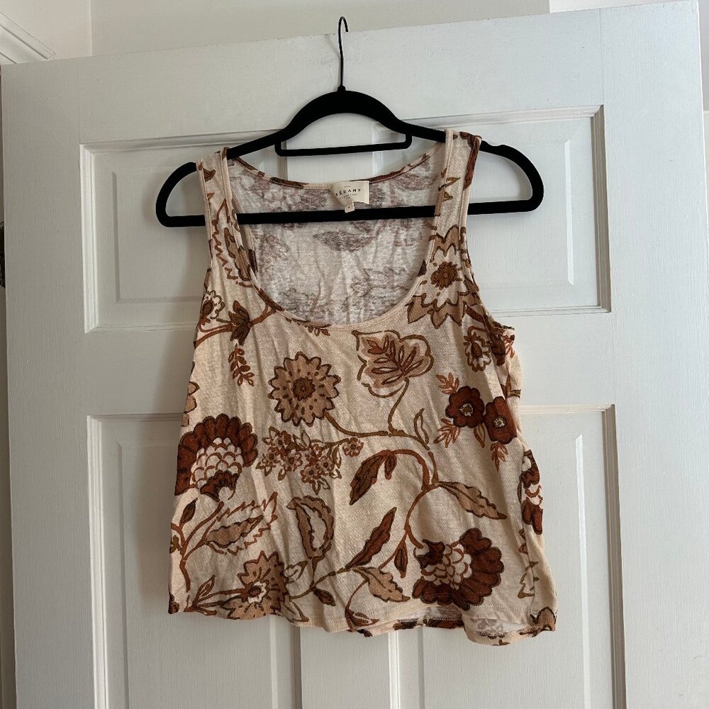 Sezane "John" Top in Adelia Print